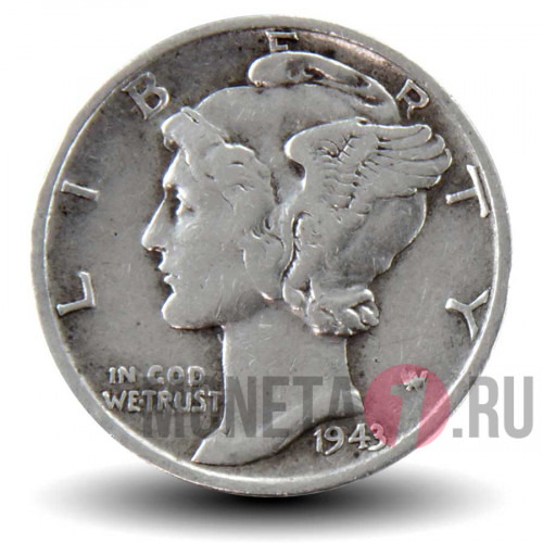 10 центов 1943 года - США