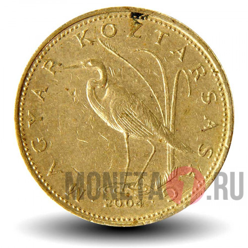 5 форинтов 2004 года - Венгрия - Белая цапля