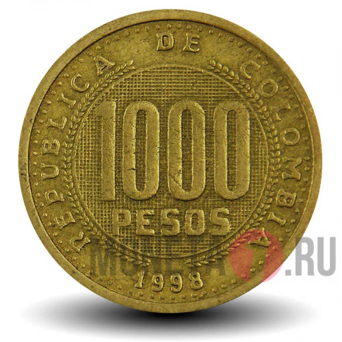 1000 песо 1998 года - Колумбия