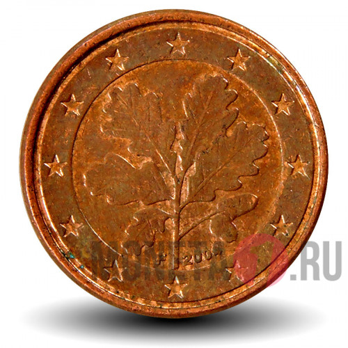 1 евроцент 2004 года - Германия - F