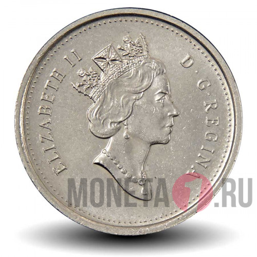 10 центов 2000 года - Канада - Шхуна Bluenose