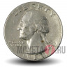 25 центов 1984 года - США - Джордж Вашингтон - D