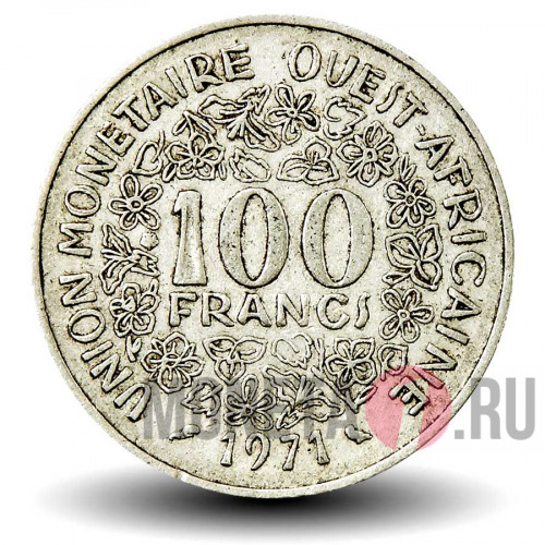 100 франков КФА BCEAO 1971 года - Западно-Африканские штаты