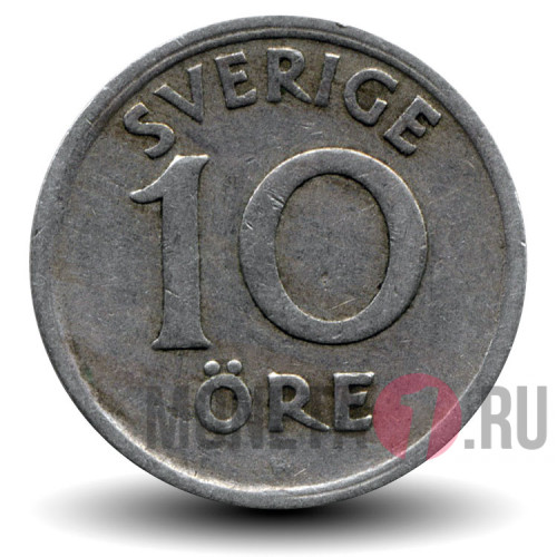 10 ore 1924 года - Швеция - Густав V