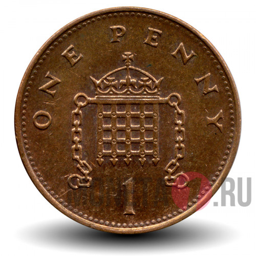 Великобритания 1 пенни 1994  Elizabeth II