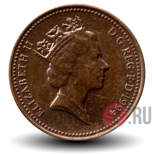 Великобритания 1 пенни 1994  Elizabeth II