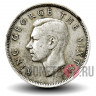1/2 кроны 1950 года - Новая Зеландия - Elizabeth II