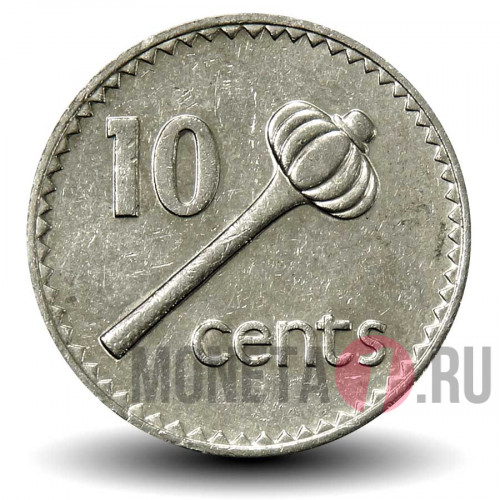 10 центов 1987 года - Фиджи - Elizabeth II