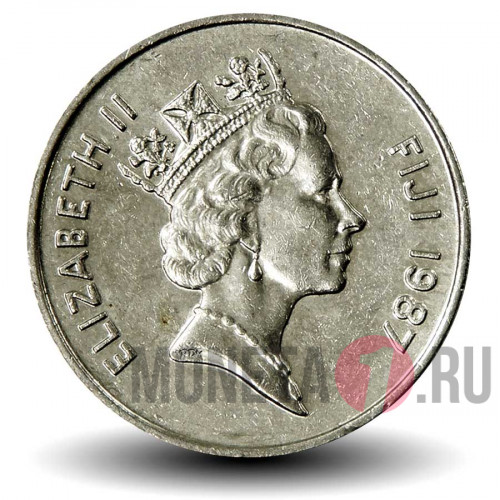 10 центов 1987 года - Фиджи - Elizabeth II