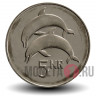 5 крон 1999 года - Исландия - Дельфины