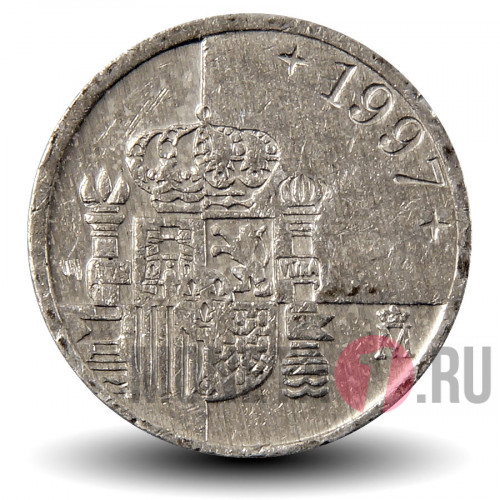 1 песета 1997 года - Испания - Хуан Карлос I