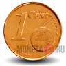 1 евроцент 2009 года - Кипр - Дикие овцы