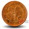 1 евроцент 2002 года - Германия - F