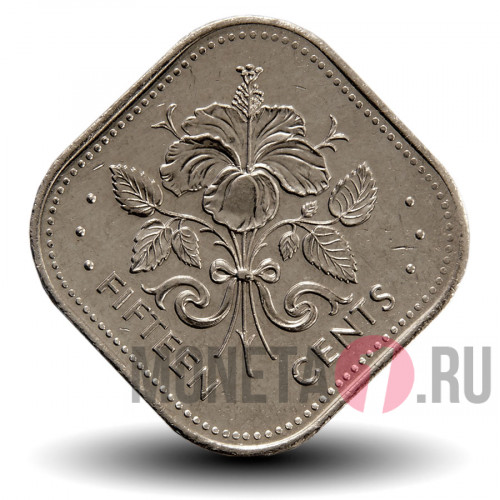 15 центов 2005 года - Багамские острова - Гибискус