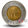 2 доллара 2006 года - Канада - Белый медведь (логотип RCM)