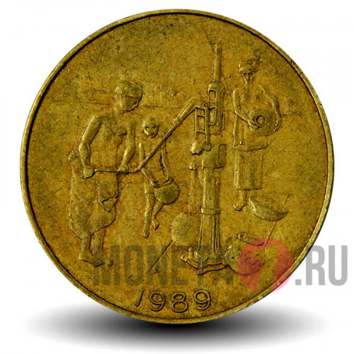 10 франков 1989 года - FAO - Западно-Африканские штаты