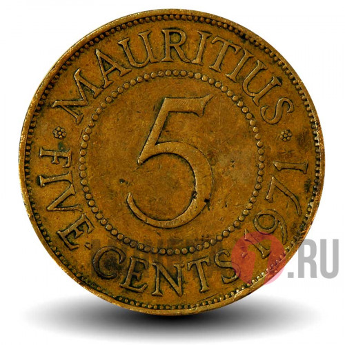5 центов 1971 года - Маврикий - Elizabeth II