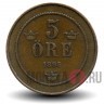 5 ore 1895 года - Швеция - Оскар II