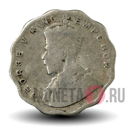 1 анна 1925 года - Британская Индия - George V - без мондвора