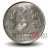 2 рупии 2011 года - Индия - Цветы лотоса - "°" - Noida