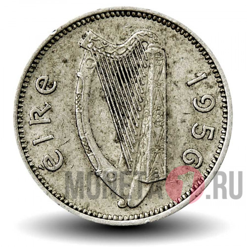 3 пенса 1956 год - Ирландия