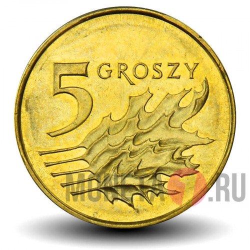 5 грошей 2019 года - Польша