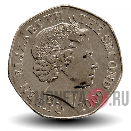 20 пенсов 2009 года - Остров Джерси - Маяк Ла-Корбьер
