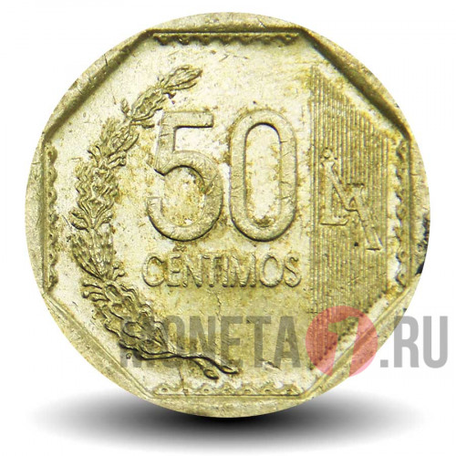 50 сентимо 2008 года - Перу