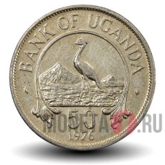50 центов 1976 года - Уганда - Журавль