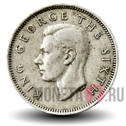 1 шиллинг 1951 года - Новая Зеландия - Воин Маори