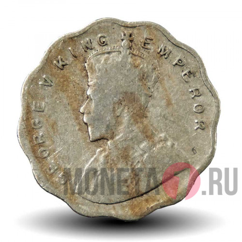 1 анна 1933 года - Британская Индия - George V