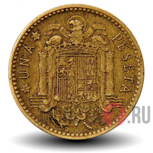 1 песета 1956 года - Испания - Франсиско Франко