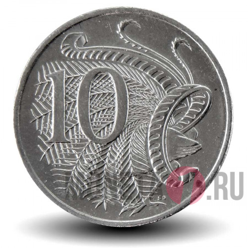 10 центов 2012 года - Лирохвост - Австралия