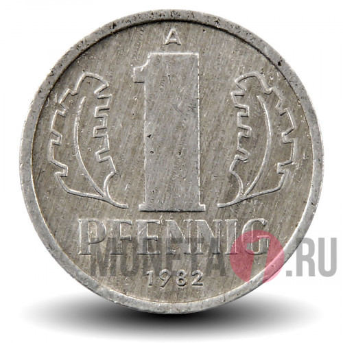 1 пфенниг 1982 года - ГДР - A