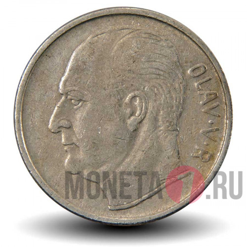 1 крона 1967 года - Норвегия - Лошадь