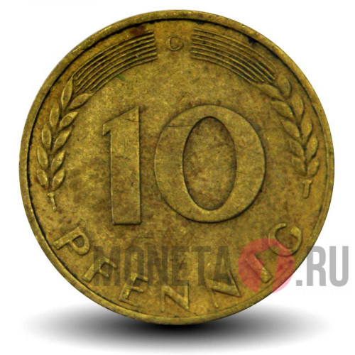 10 пфеннигов 1969 года - ФРГ - G