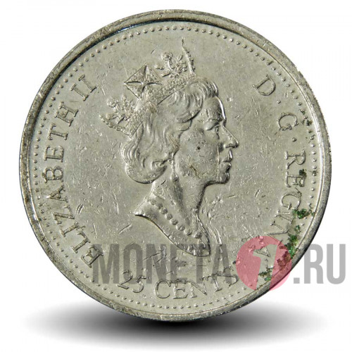 25 центов 1999 года - Декабрь - Канада