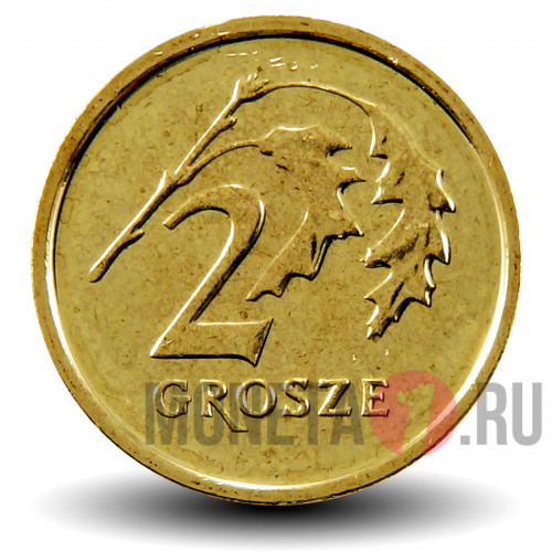 2 гроша 2014 года - Польша (магнитная)