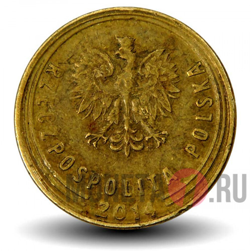 1 грош 2014 года - Польша (магнитная) - новый тип