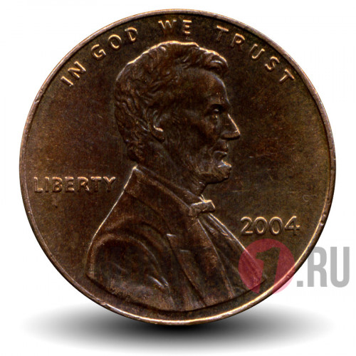 1 цент 2004 года - США