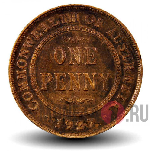 1 пенни 1927 года - Австралия - Георг V