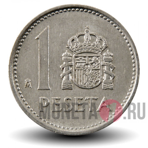 1 песета 1988 года - Хуан Карлос I - Испания