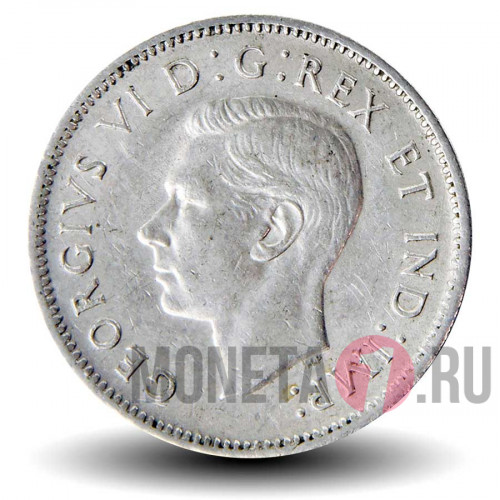 5 центов 1940 года - Канада - Бобр