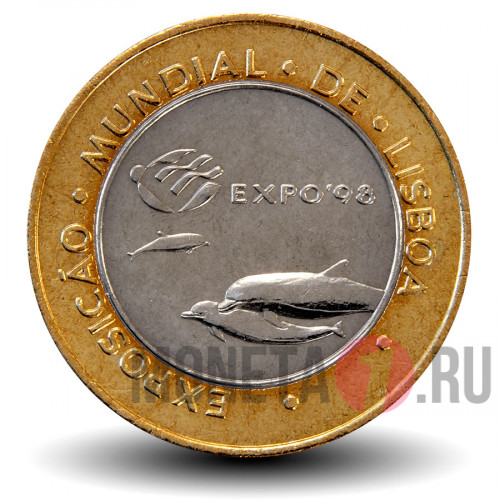 200 эскудо 1997 года - EXPO'98 Дельфины - Португалия