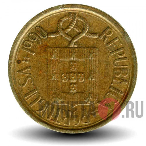 10 эскудо 1990 года - Португалия - Витраж