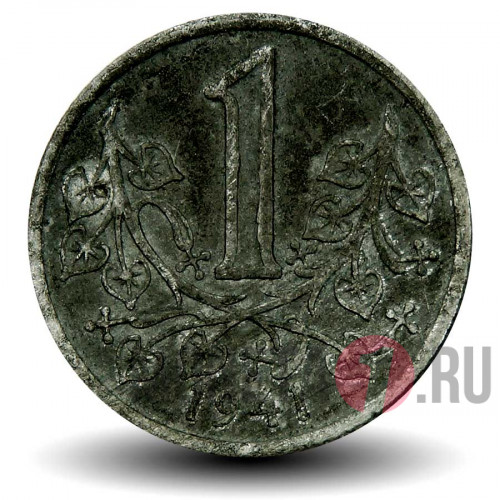 1 крона 1941 года - Богемия и Моравия