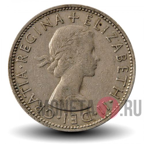 2 шиллинга 1960 года - Великобритания - Роза Тюдоров