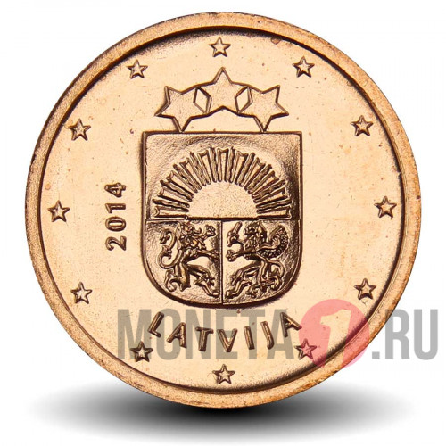 2 евроцента 2014 года - Латвия