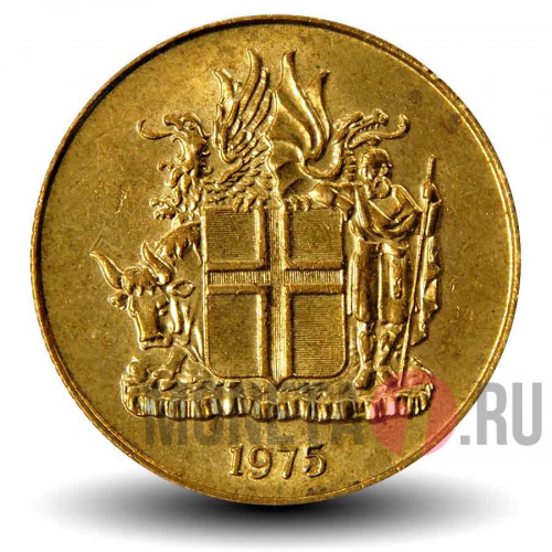 1 крона 1975 года - Исландия