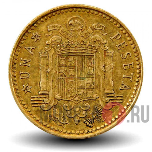 1 песета 1972 года - Испания - Франсиско Франко